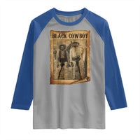 Black Cowboys Raglan Shirt Vintage African American Western Black History - Wonder Print Shop