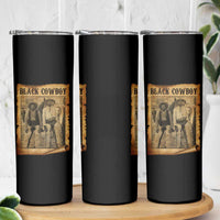 Black Cowboys Skinny Tumbler Vintage African American Western Black History - Wonder Print Shop