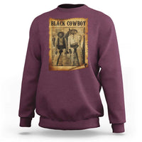 Black Cowboys Sweatshirt Vintage African American Western Black History - Wonder Print Shop