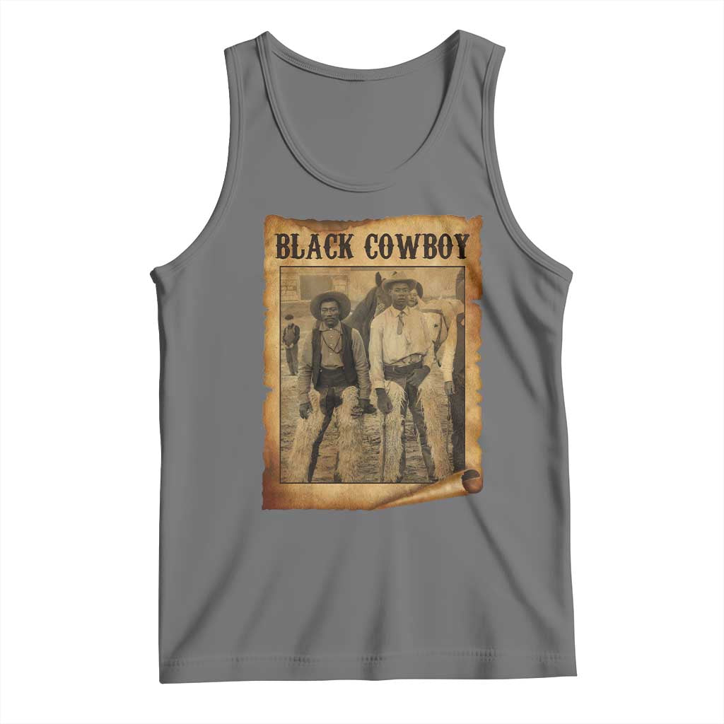 Black Cowboys Tank Top Vintage African American Western Black History - Wonder Print Shop