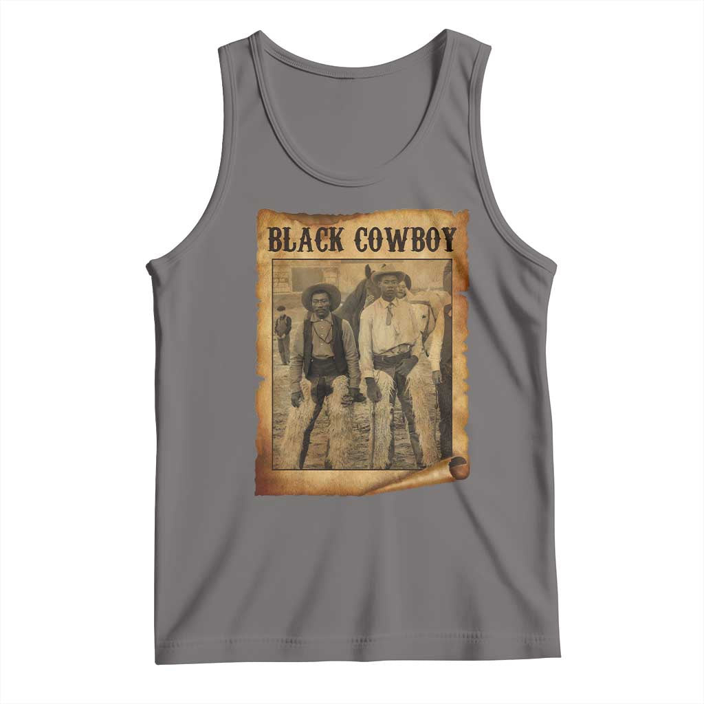 Black Cowboys Tank Top Vintage African American Western Black History - Wonder Print Shop
