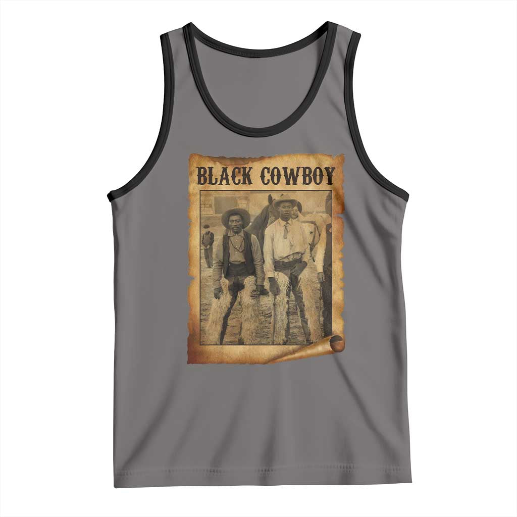 Black Cowboys Tank Top Vintage African American Western Black History - Wonder Print Shop