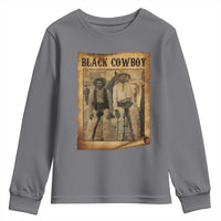 Black Cowboys Youth Sweatshirt Vintage African American Western Black History - Wonder Print Shop