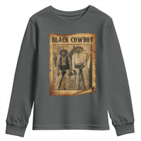 Black Cowboys Youth Sweatshirt Vintage African American Western Black History - Wonder Print Shop