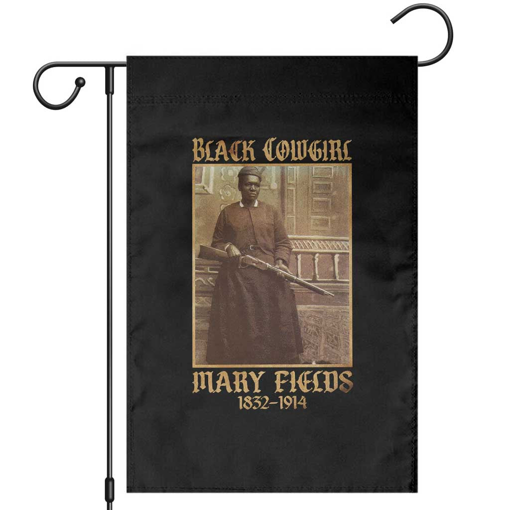 Mary Fields Black Cowgirl Garden Flag Vintage African American Western Black History - Wonder Print Shop
