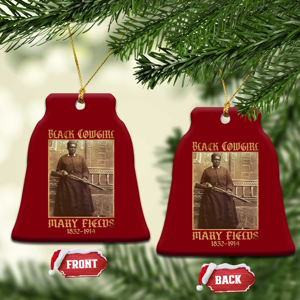 Mary Fields Black Cowgirl Ceramic Ornament Vintage African American Western Black History - Wonder Print Shop