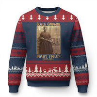 Mary Fields Black Cowgirl Ugly Christmas Sweater Vintage African American Western Black History - Wonder Print Shop