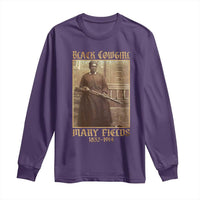 Mary Fields Black Cowgirl Long Sleeve Shirt Vintage African American Western Black History - Wonder Print Shop