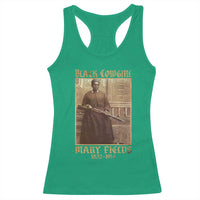 Mary Fields Black Cowgirl Racerback Tank Top Vintage African American Western Black History - Wonder Print Shop