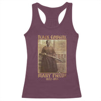 Mary Fields Black Cowgirl Racerback Tank Top Vintage African American Western Black History - Wonder Print Shop
