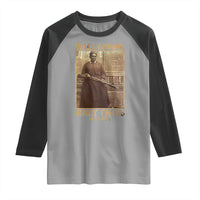Mary Fields Black Cowgirl Raglan Shirt Vintage African American Western Black History - Wonder Print Shop