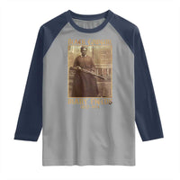 Mary Fields Black Cowgirl Raglan Shirt Vintage African American Western Black History - Wonder Print Shop
