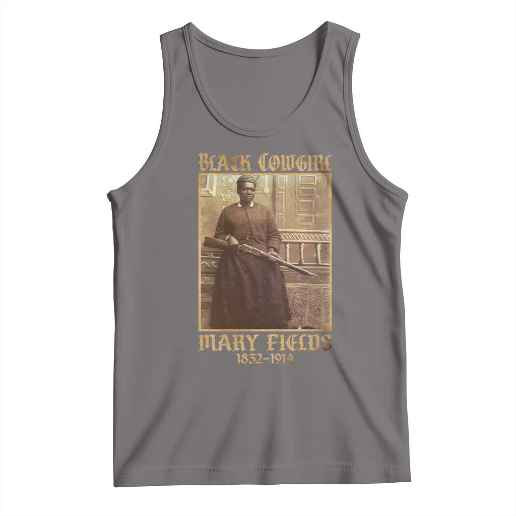 Mary Fields Black Cowgirl Tank Top Vintage African American Western Black History - Wonder Print Shop