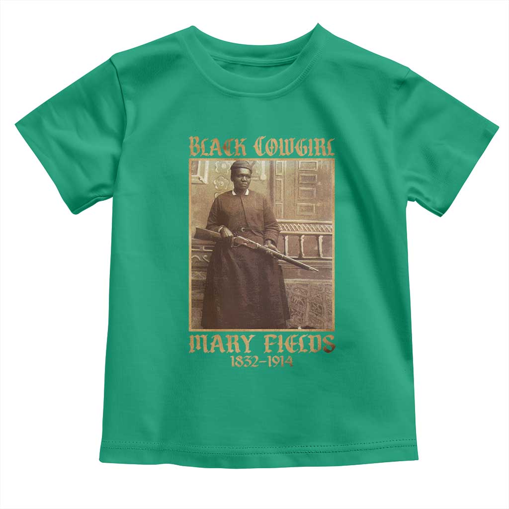 Mary Fields Black Cowgirl Toddler T Shirt Vintage African American Western Black History - Wonder Print Shop