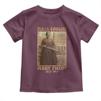 Mary Fields Black Cowgirl Toddler T Shirt Vintage African American Western Black History - Wonder Print Shop