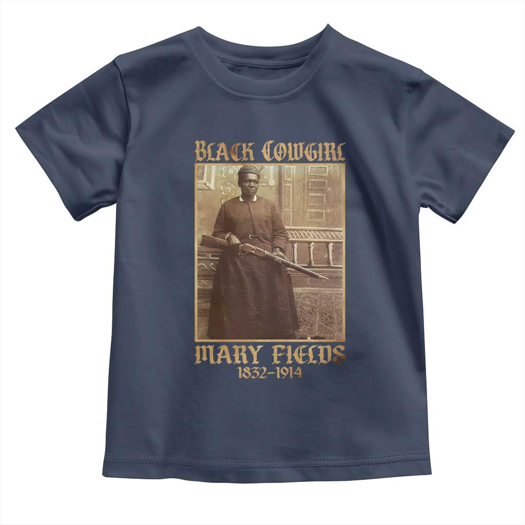 Mary Fields Black Cowgirl Toddler T Shirt Vintage African American Western Black History - Wonder Print Shop