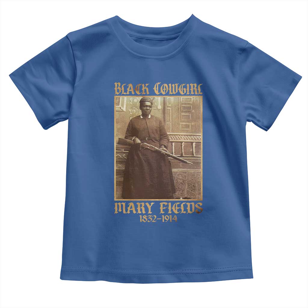 Mary Fields Black Cowgirl Toddler T Shirt Vintage African American Western Black History - Wonder Print Shop