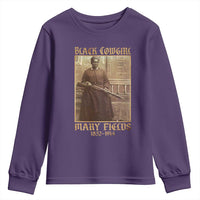 Mary Fields Black Cowgirl Youth Sweatshirt Vintage African American Western Black History - Wonder Print Shop