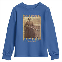 Mary Fields Black Cowgirl Youth Sweatshirt Vintage African American Western Black History - Wonder Print Shop