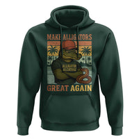 Retro Alligator Alcatraz Hoodie Funny Florida Everglades Dark Humor