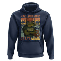 Retro Alligator Alcatraz Hoodie Funny Florida Everglades Dark Humor