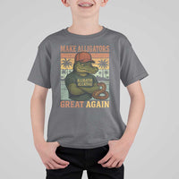 Retro Alligator Alcatraz T Shirt For Kid Funny Florida Everglades Dark Humor