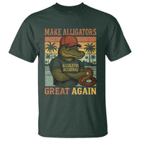 Retro Alligator Alcatraz T Shirt Funny Florida Everglades Dark Humor