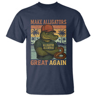 Retro Alligator Alcatraz T Shirt Funny Florida Everglades Dark Humor