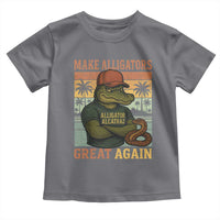 Retro Alligator Alcatraz Toddler T Shirt Funny Florida Everglades Dark Humor