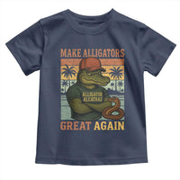 Retro Alligator Alcatraz Toddler T Shirt Funny Florida Everglades Dark Humor