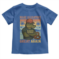 Retro Alligator Alcatraz Toddler T Shirt Funny Florida Everglades Dark Humor