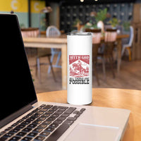 Christian Cowboy Skinny Tumbler Vintage Christian All Things Are Possible Encouraging Bible Verse