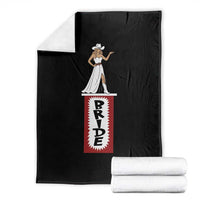 Bride Cowgirl Throw Blanket Western Rodeo Bachelorette Party Wedding - Wonder Print Shop