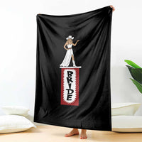 Bride Cowgirl Throw Blanket Western Rodeo Bachelorette Party Wedding - Wonder Print Shop
