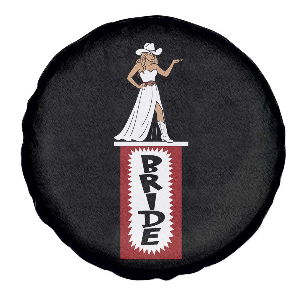 Bride Cowgirl Spare Tire Cover Western Rodeo Bachelorette Party Wedding - Wonder Print Shop