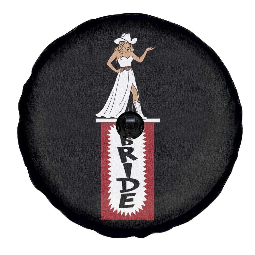 Bride Cowgirl Spare Tire Cover Western Rodeo Bachelorette Party Wedding - Wonder Print Shop