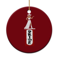 Bride Cowgirl Ceramic Ornament Western Rodeo Bachelorette Party Wedding - Wonder Print Shop