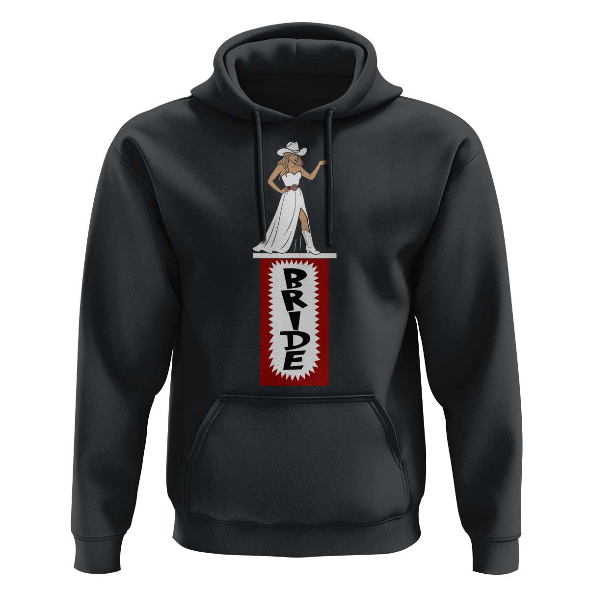 Bride Cowgirl Hoodie Western Rodeo Bachelorette Party Wedding - Wonder Print Shop
