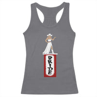 Bride Cowgirl Racerback Tank Top Western Rodeo Bachelorette Party Wedding - Wonder Print Shop