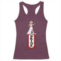 Bride Cowgirl Racerback Tank Top Western Rodeo Bachelorette Party Wedding - Wonder Print Shop