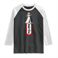 Bride Cowgirl Raglan Shirt Western Rodeo Bachelorette Party Wedding - Wonder Print Shop