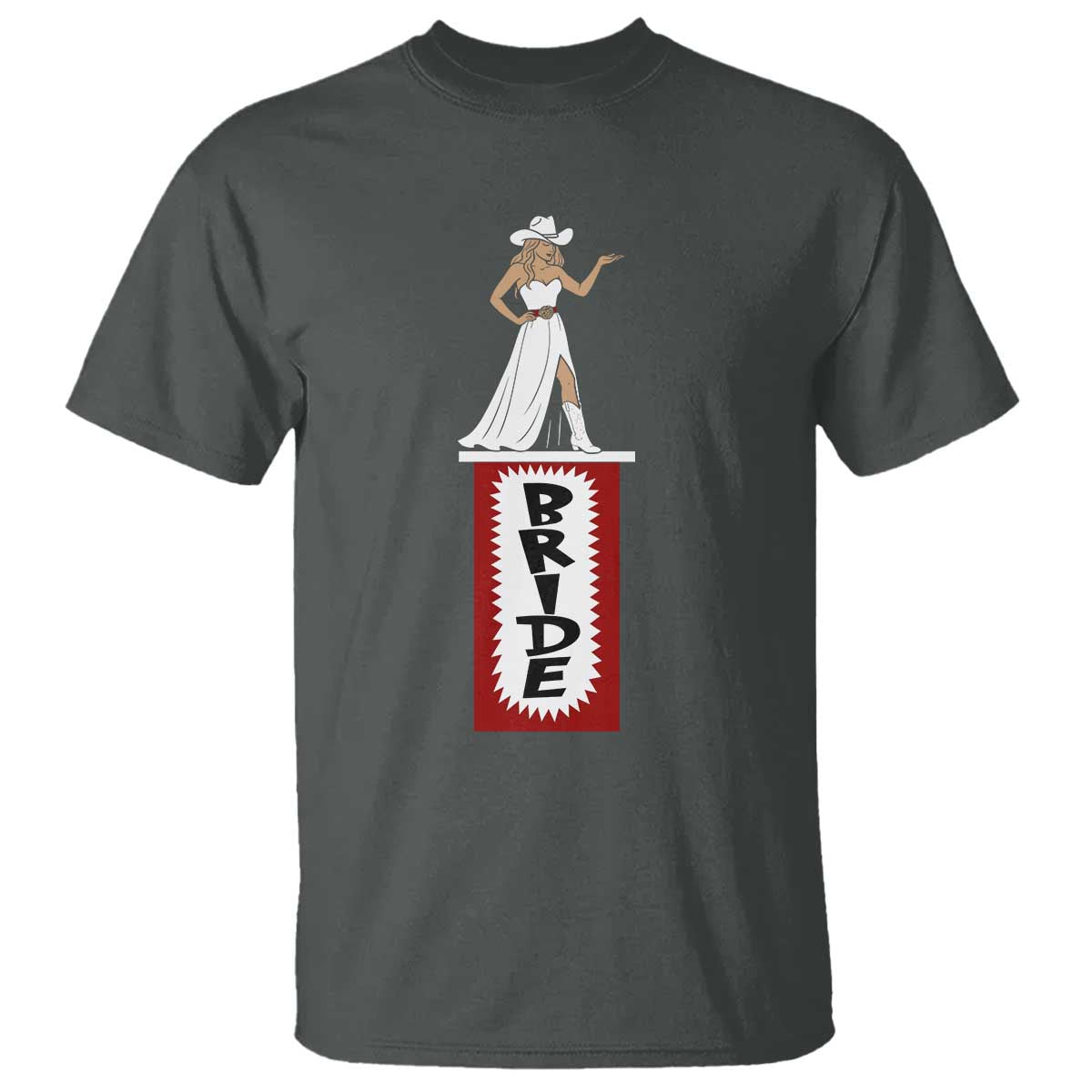 Bride Cowgirl T Shirt Western Rodeo Bachelorette Party Wedding - Wonder Print Shop