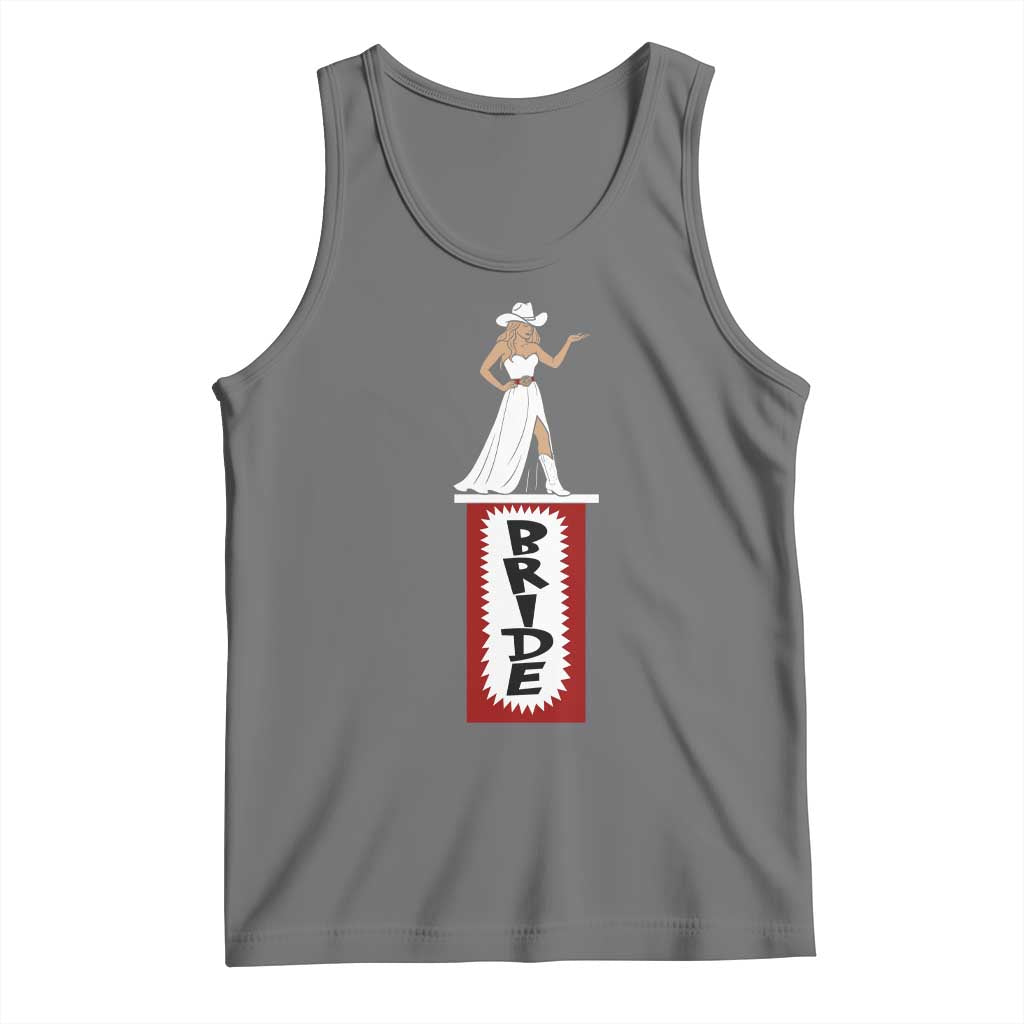 Bride Cowgirl Tank Top Western Rodeo Bachelorette Party Wedding - Wonder Print Shop