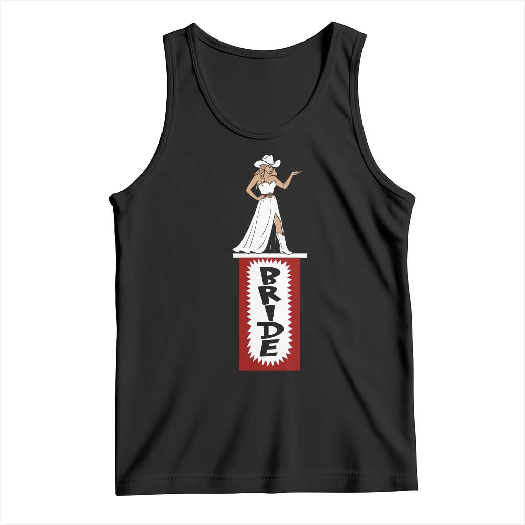 Bride Cowgirl Tank Top Western Rodeo Bachelorette Party Wedding - Wonder Print Shop