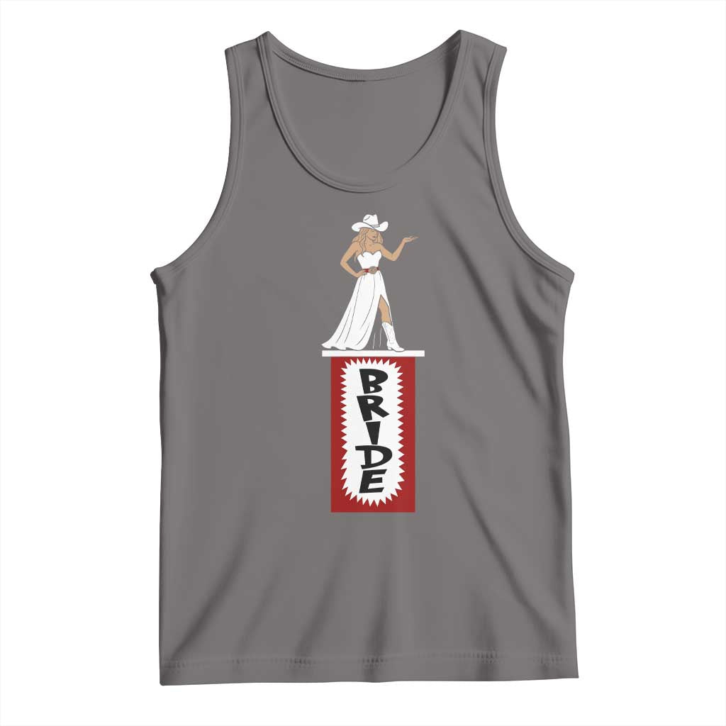 Bride Cowgirl Tank Top Western Rodeo Bachelorette Party Wedding - Wonder Print Shop