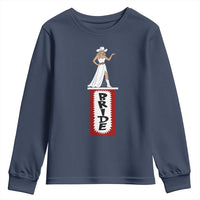 Bride Cowgirl Youth Sweatshirt Western Rodeo Bachelorette Party Wedding - Wonder Print Shop