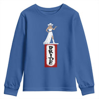 Bride Cowgirl Youth Sweatshirt Western Rodeo Bachelorette Party Wedding - Wonder Print Shop