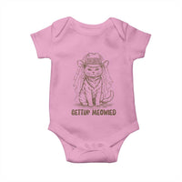 Cowgirl Bride Cat Baby Onesie Vintage Cow Cat Rodeo Bachelorette