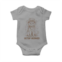 Cowgirl Bride Cat Baby Onesie Vintage Cow Cat Rodeo Bachelorette