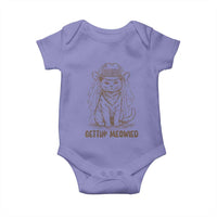 Cowgirl Bride Cat Baby Onesie Vintage Cow Cat Rodeo Bachelorette